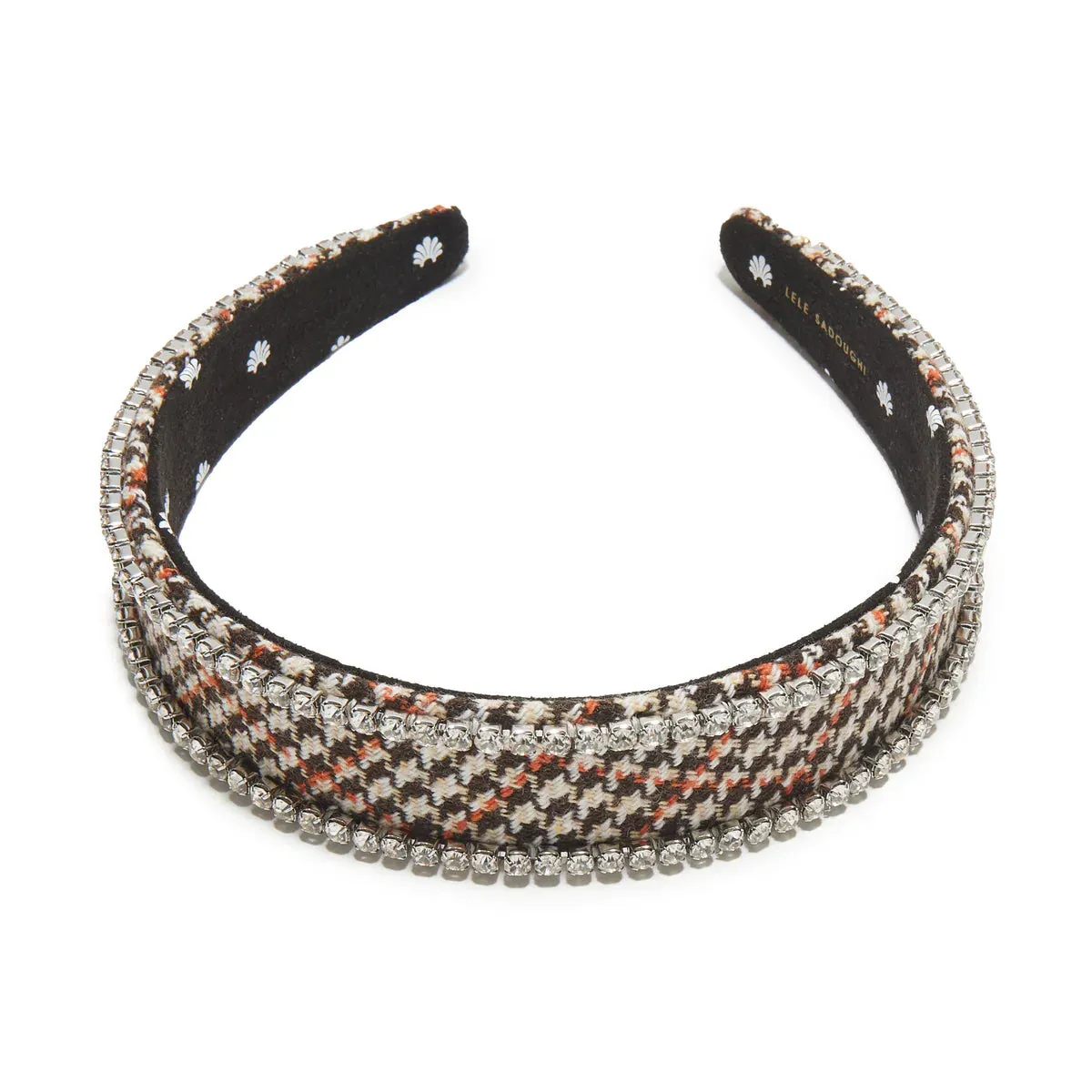 Bessette Crystal Edge Headband ~ Oak Tweed