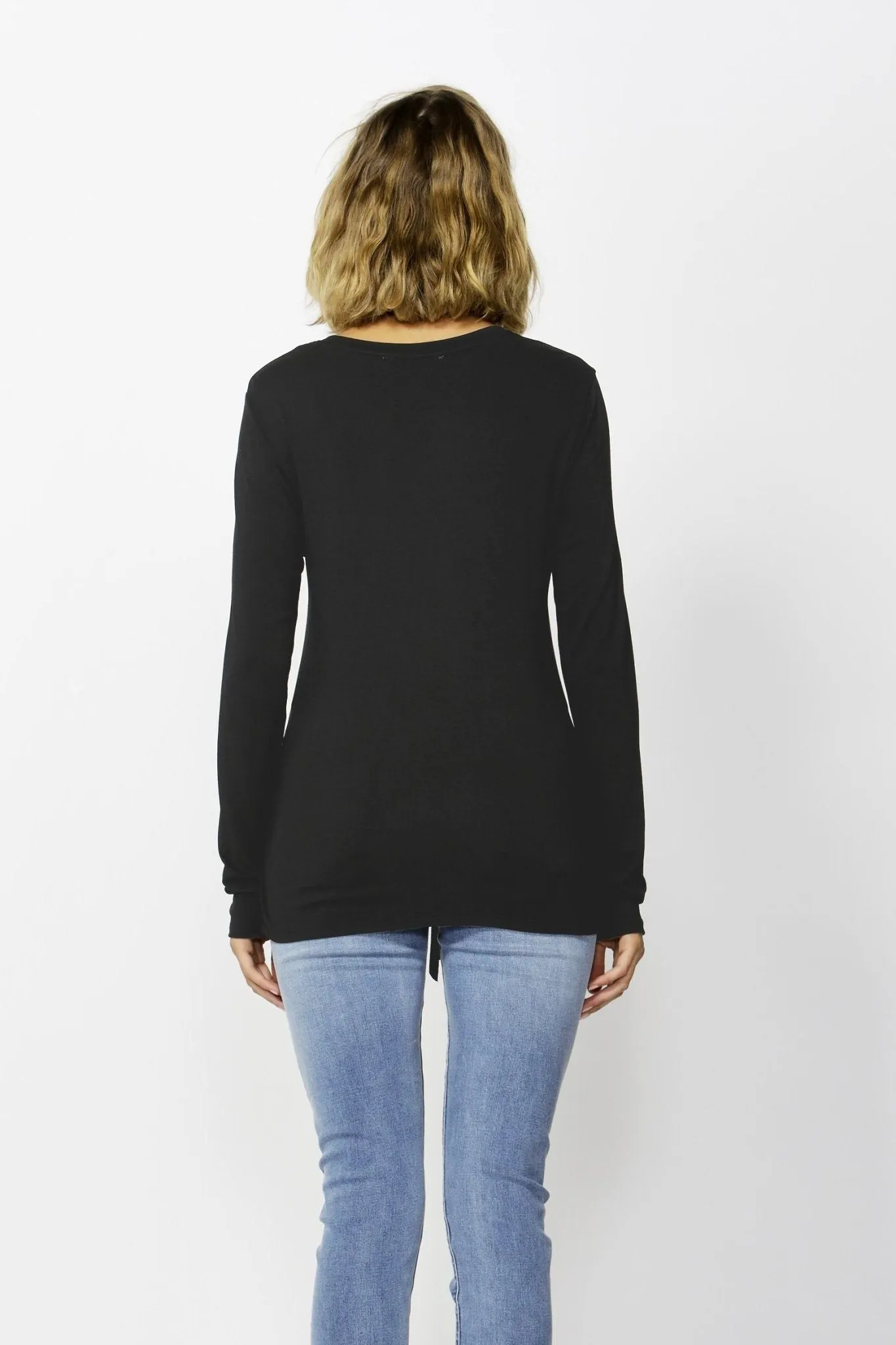 Betty Basics Monaco Knot Top in Black