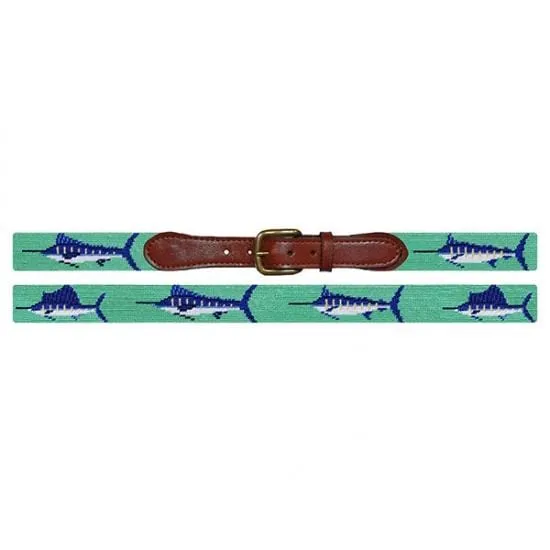 Billfish Needlepoint Belt