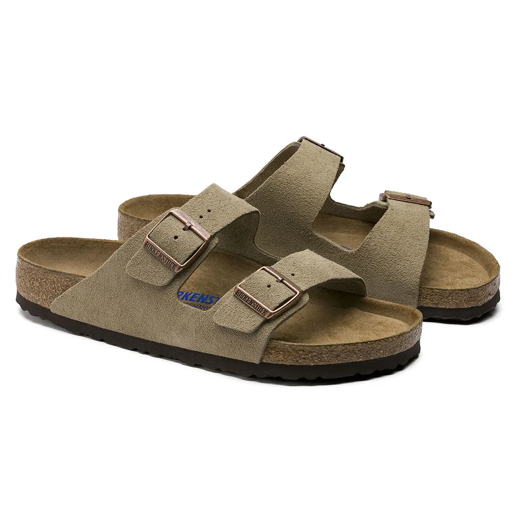 Birkenstock Women's Arizona Soft Footbed Sandal - Suede Leather