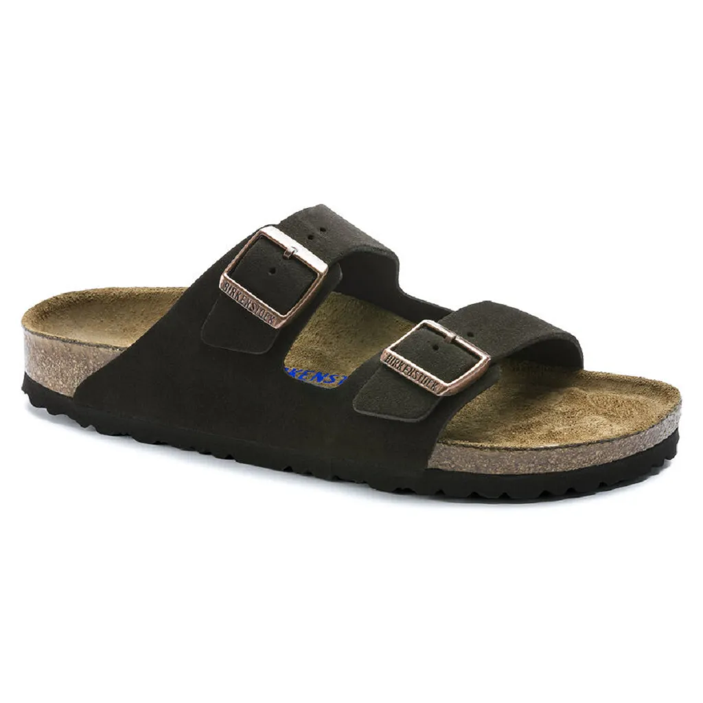 Birkenstock Women's Arizona Soft Footbed Sandal - Suede Leather