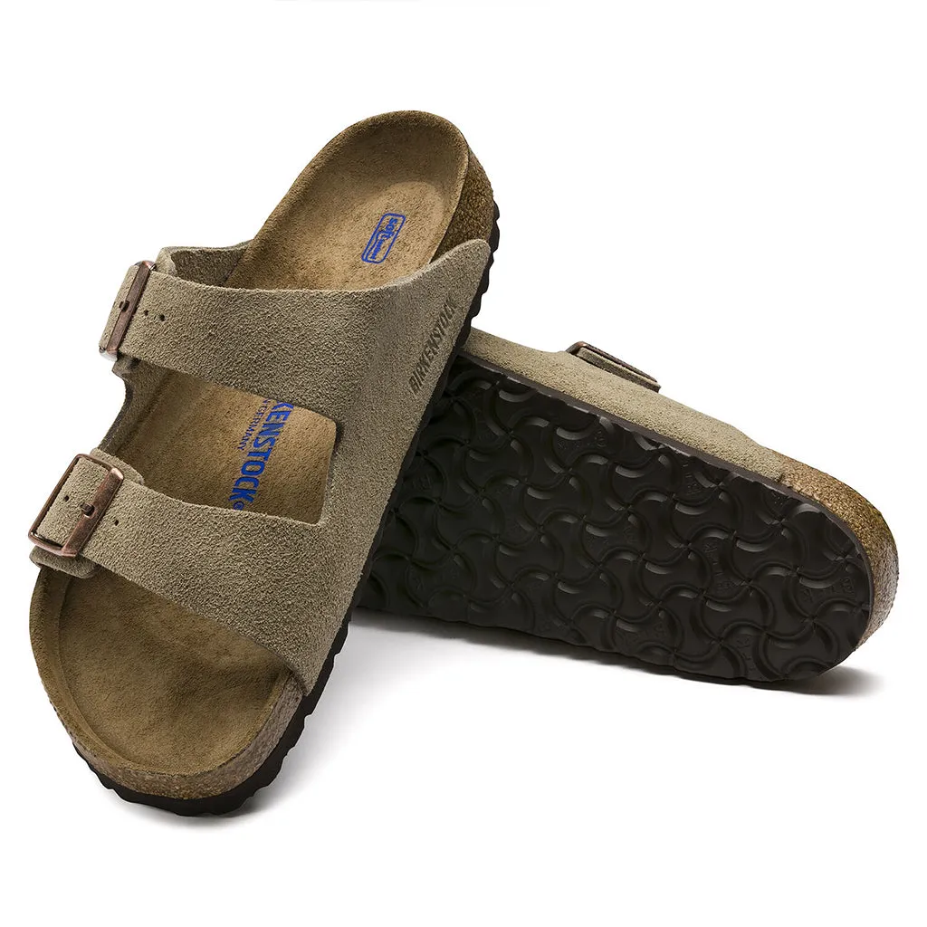 Birkenstock Women's Arizona Soft Footbed Sandal - Suede Leather