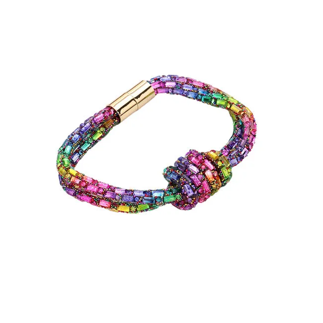 Bling Knot Magnetic Bracelet