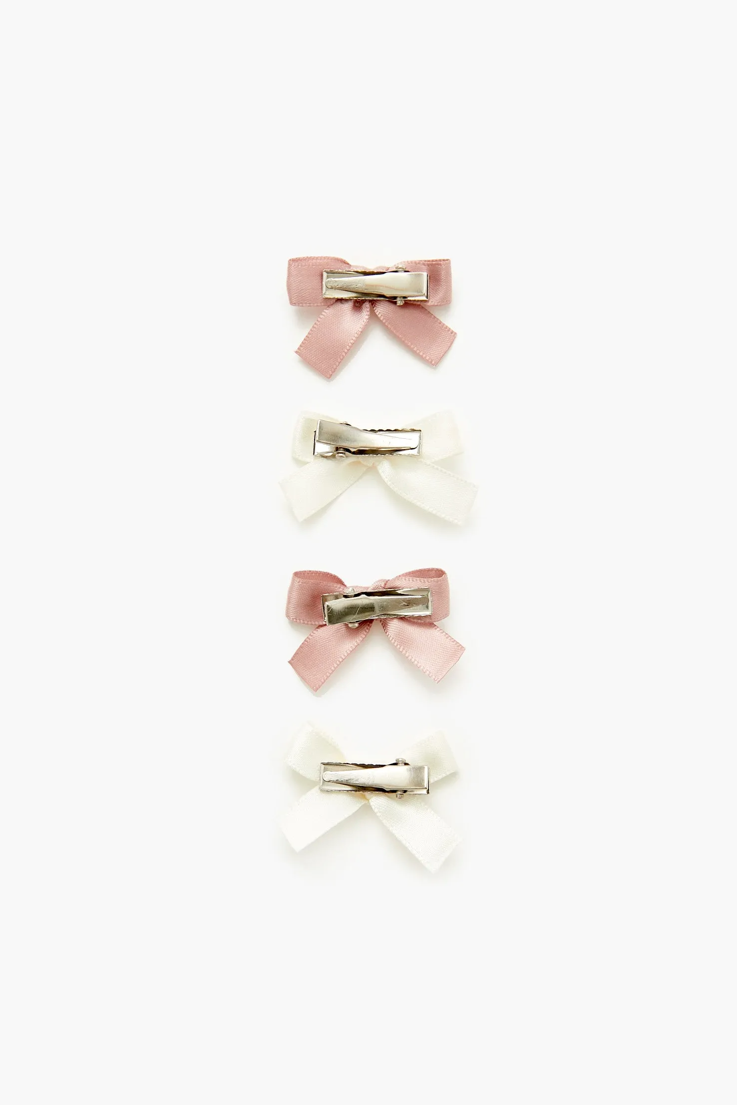 Bow Hair Clip Set (4 Pcs)