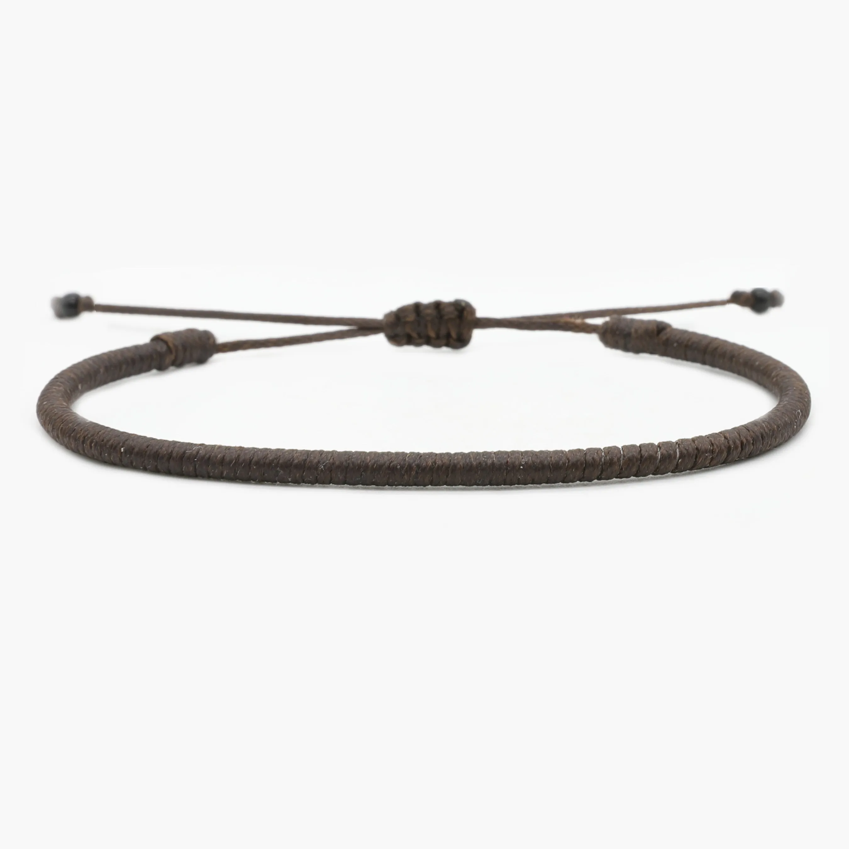 Braided Cape Town Bracelet (Dark Brown)