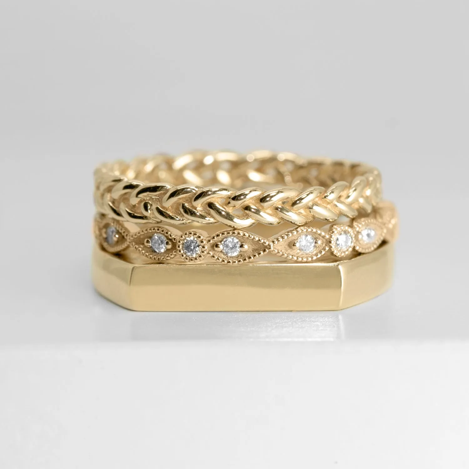 Braided Gold Ring