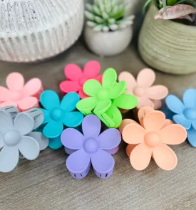 Bright Flower Hair Clip-Multiple Colors!