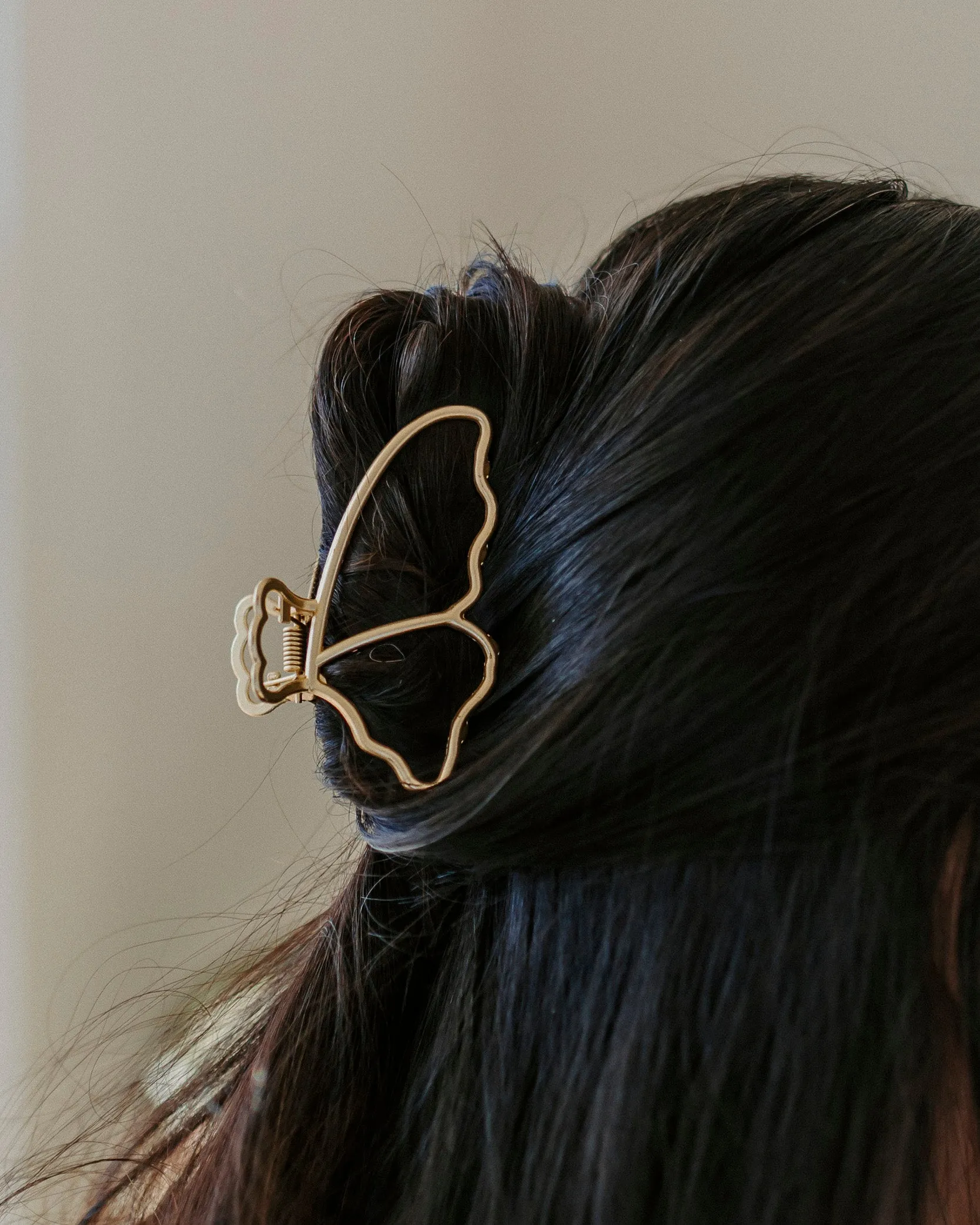 Butterfly Gold Hair Clip