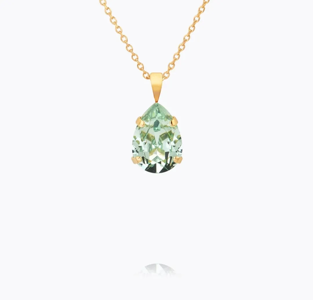 Caroline Svedbom Mini Drop Necklaces Chrysolite