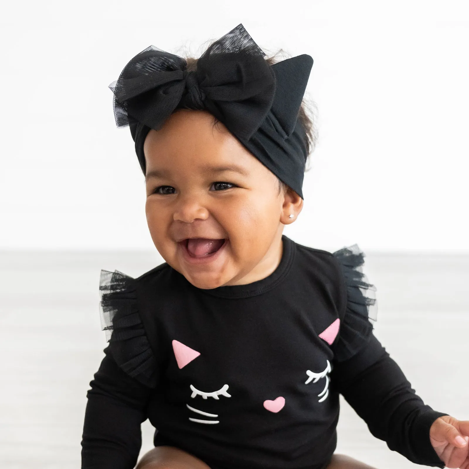 Cat Ears Luxe Bow Headband