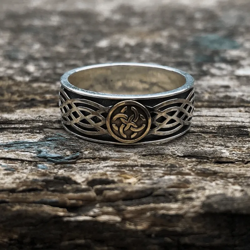 Celtic Amulet Sterling Silver Viking Ring