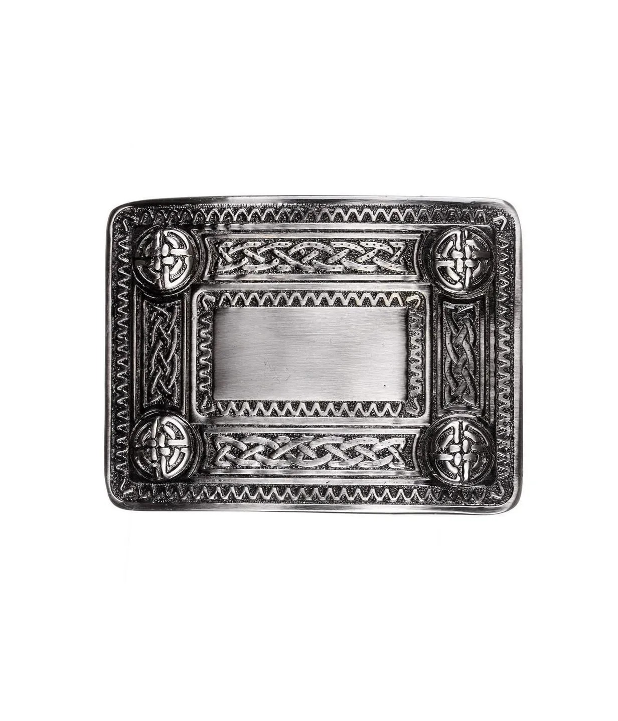 Celtic Knot Belt Buckle - Antique Finish