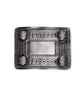 Celtic Knot Belt Buckle - Antique Finish