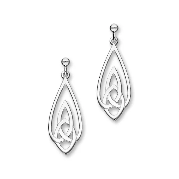 Celtic Silver Earrings E1636