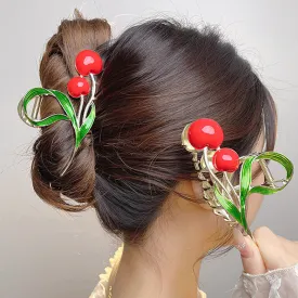 Cherry Claw Clip