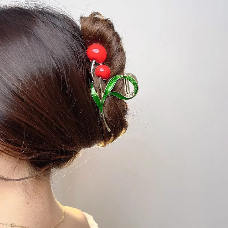 Cherry Claw Clip