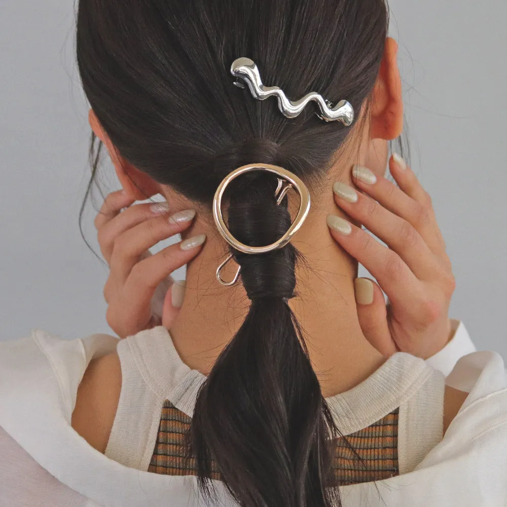 Chunky Circle Hair Clip