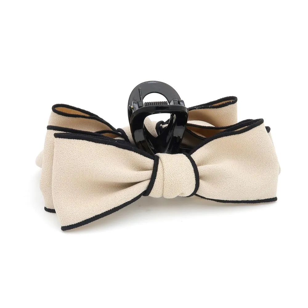 Chunky Double Bow Hair Clip