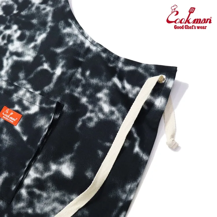 Cookman Wide Pocket Apron - Marble : Black