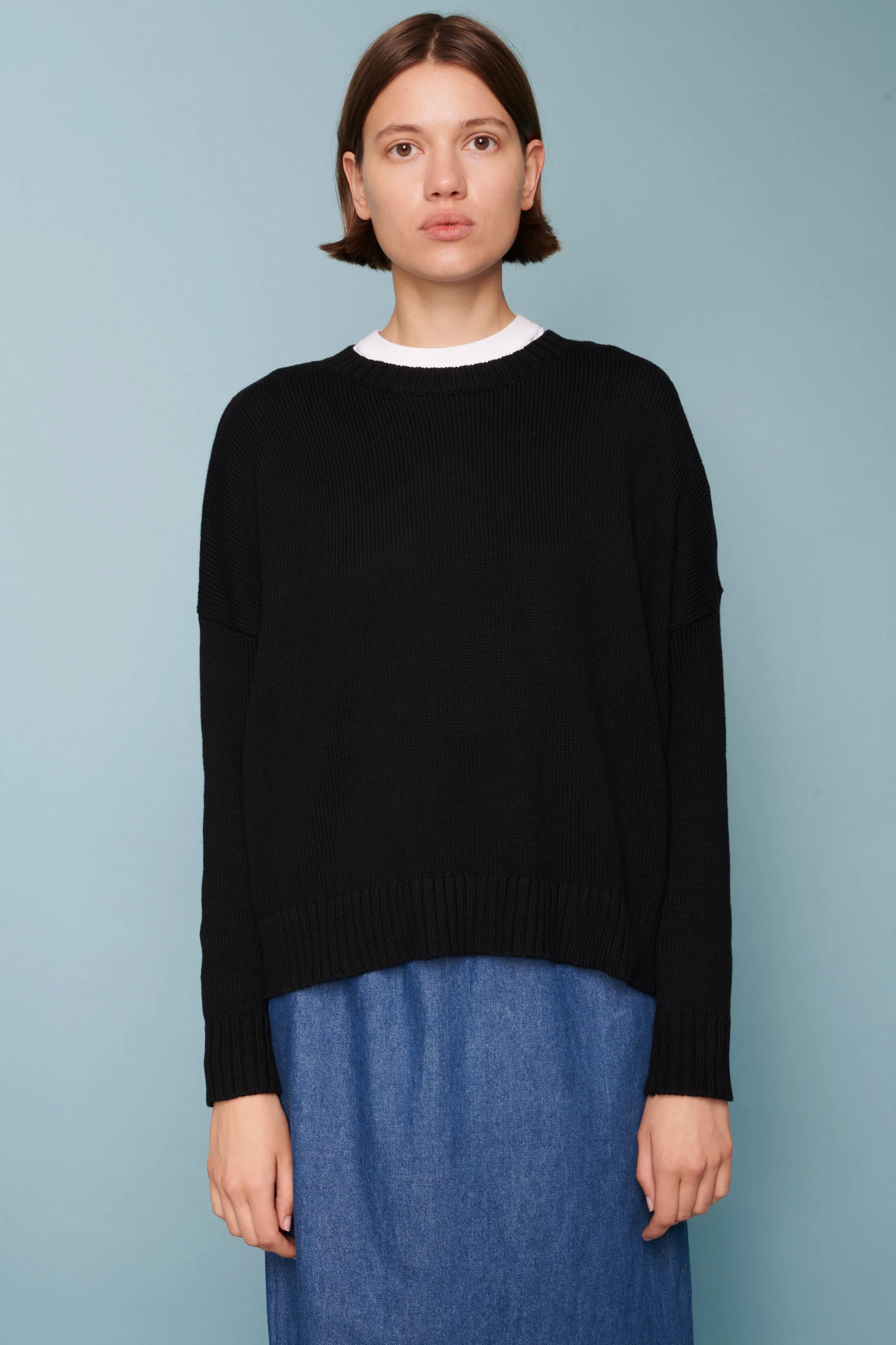 Cotton Wide Pullover