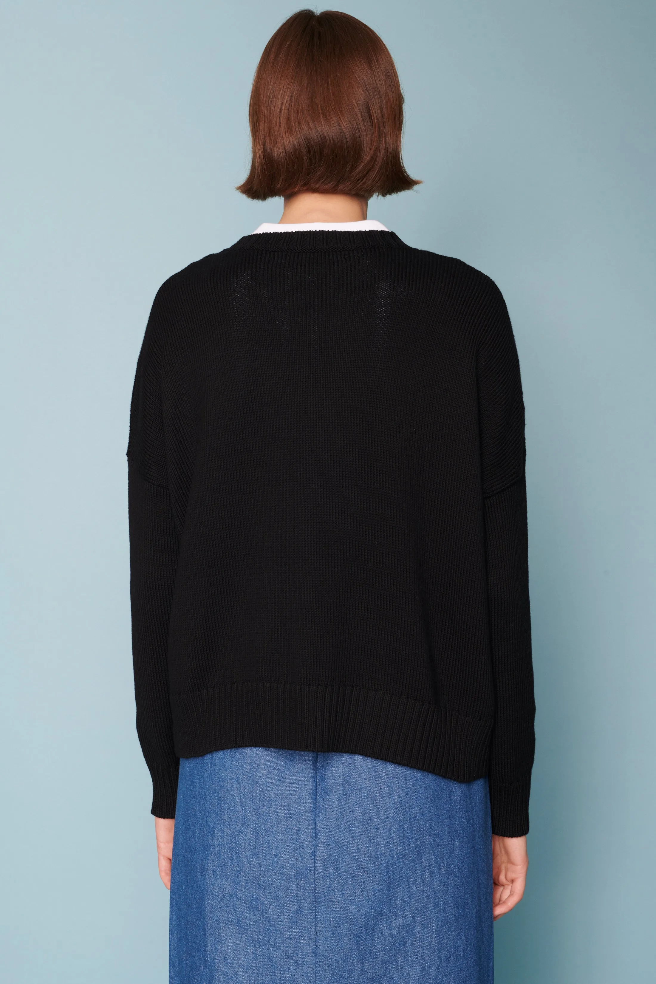 Cotton Wide Pullover