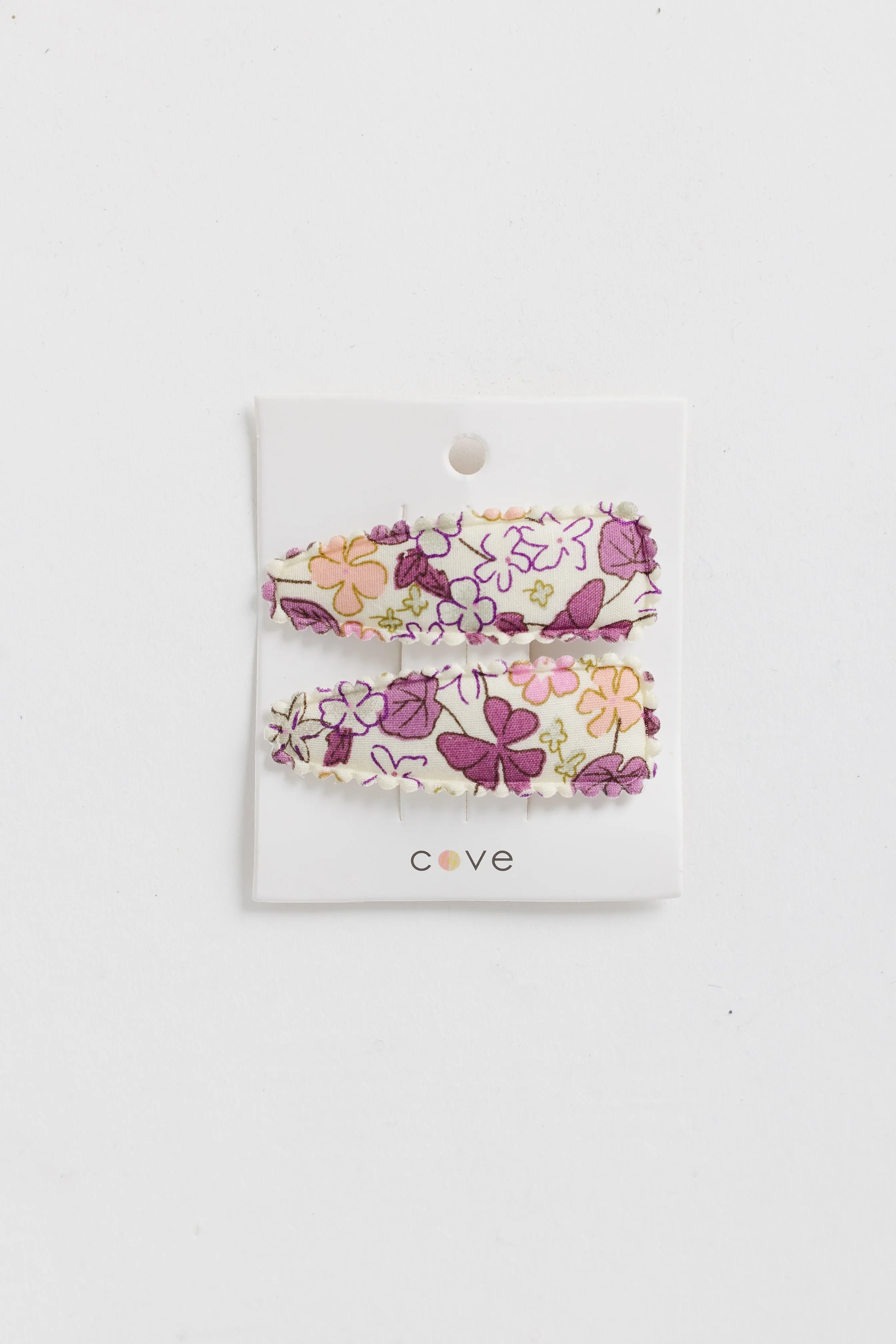 Cove Fabric Hair Clips - Set of 2