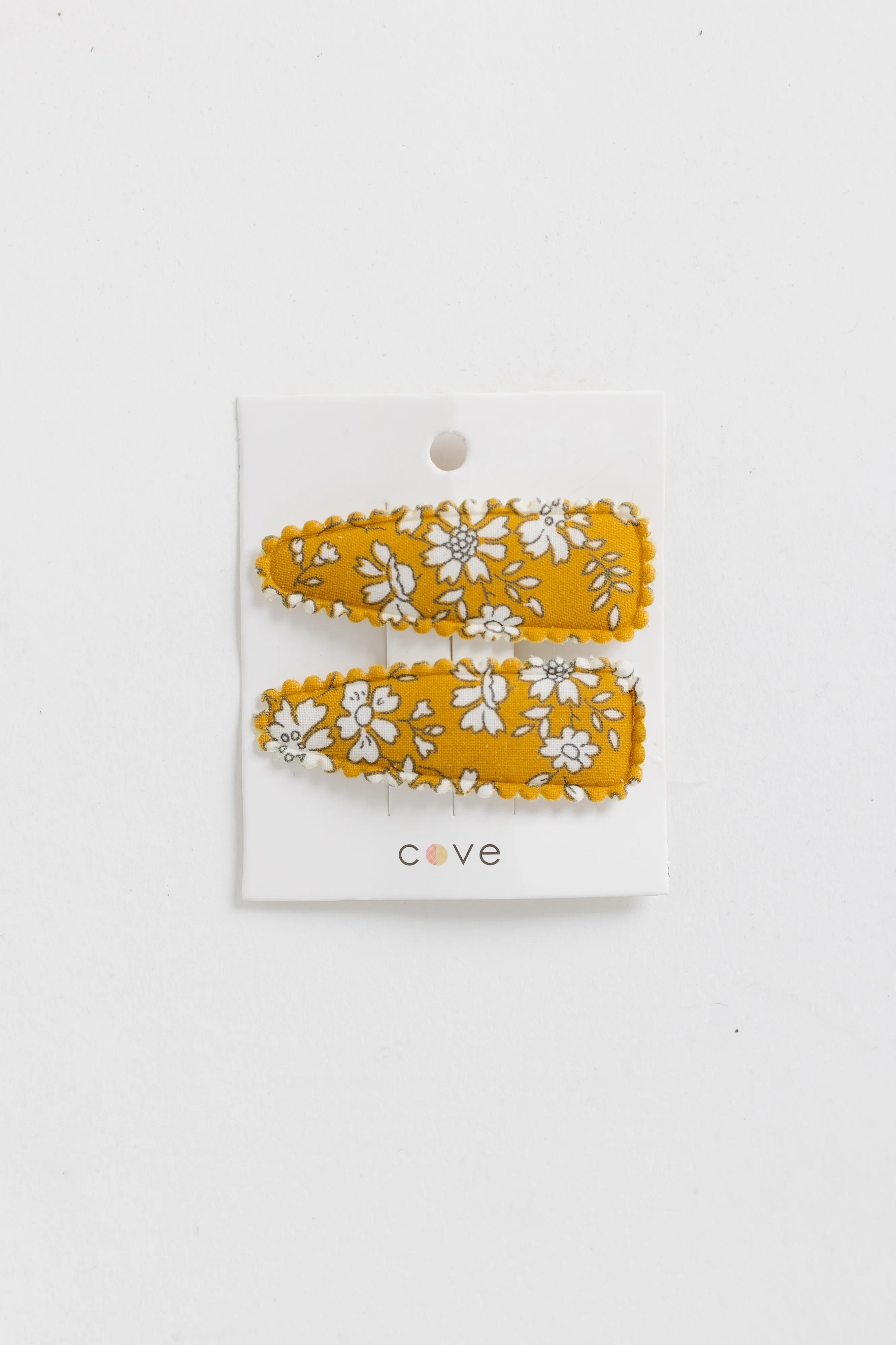 Cove Fabric Hair Clips - Set of 2