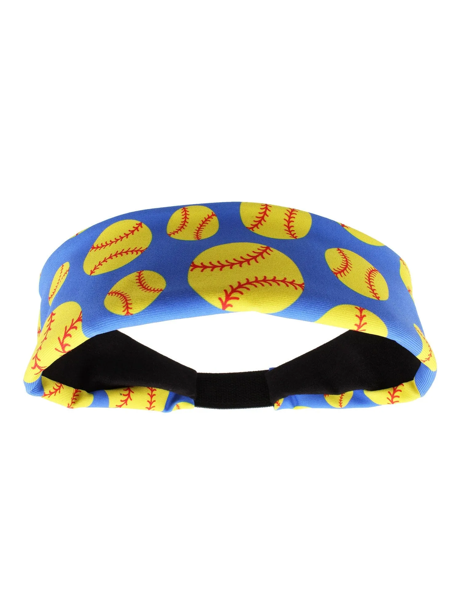 Crazy Softball Headband with Softball Logos