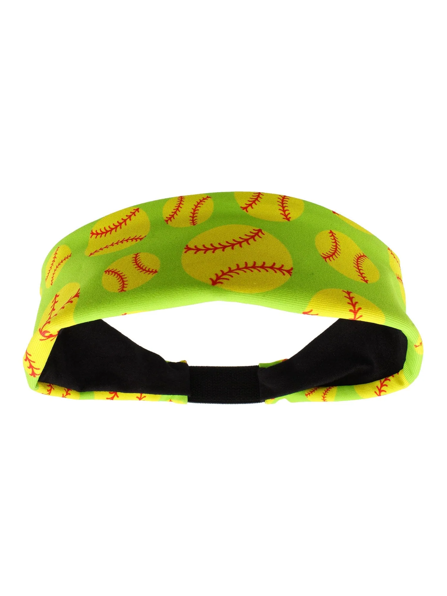 Crazy Softball Headband with Softball Logos