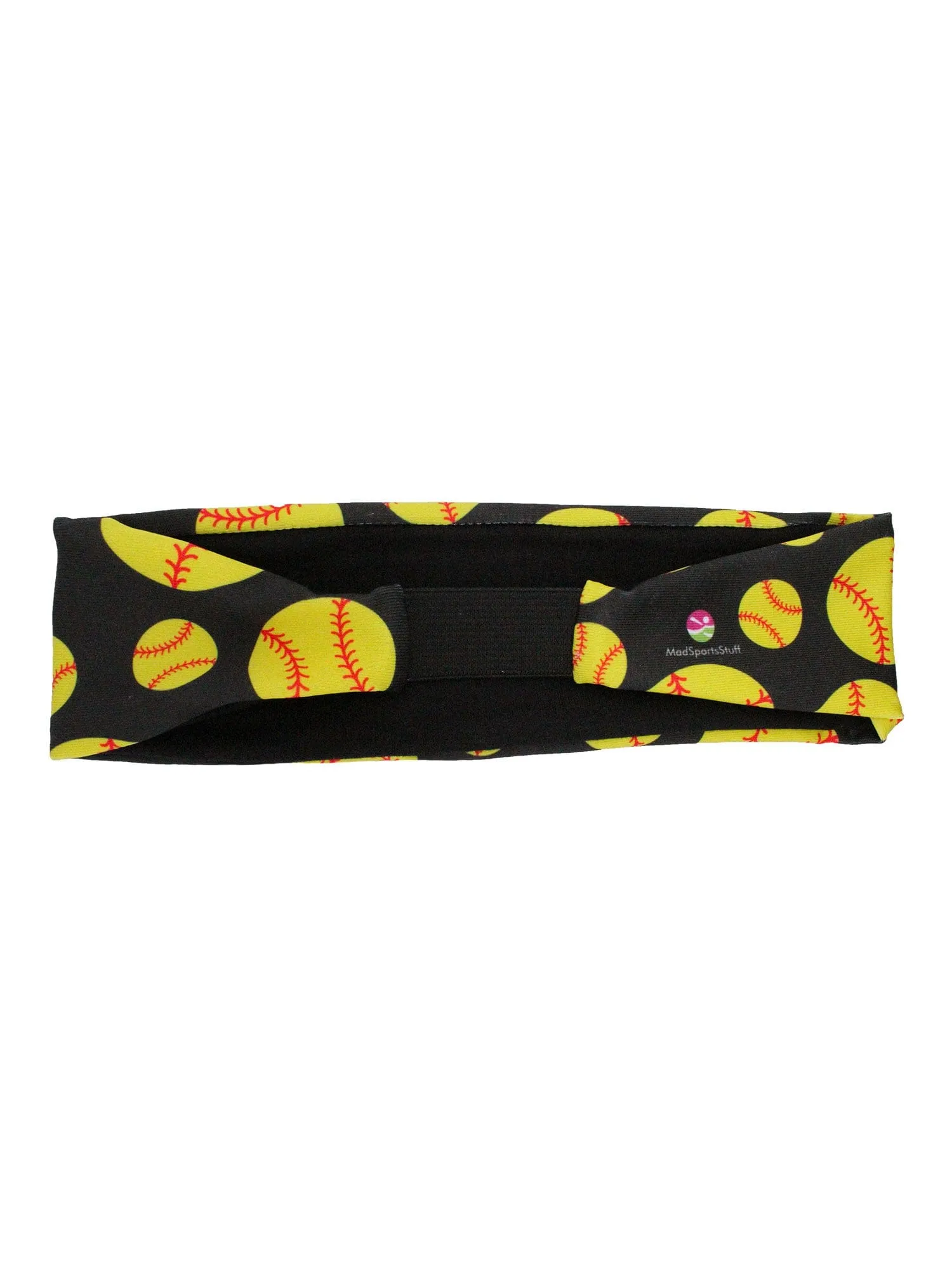 Crazy Softball Headband with Softball Logos