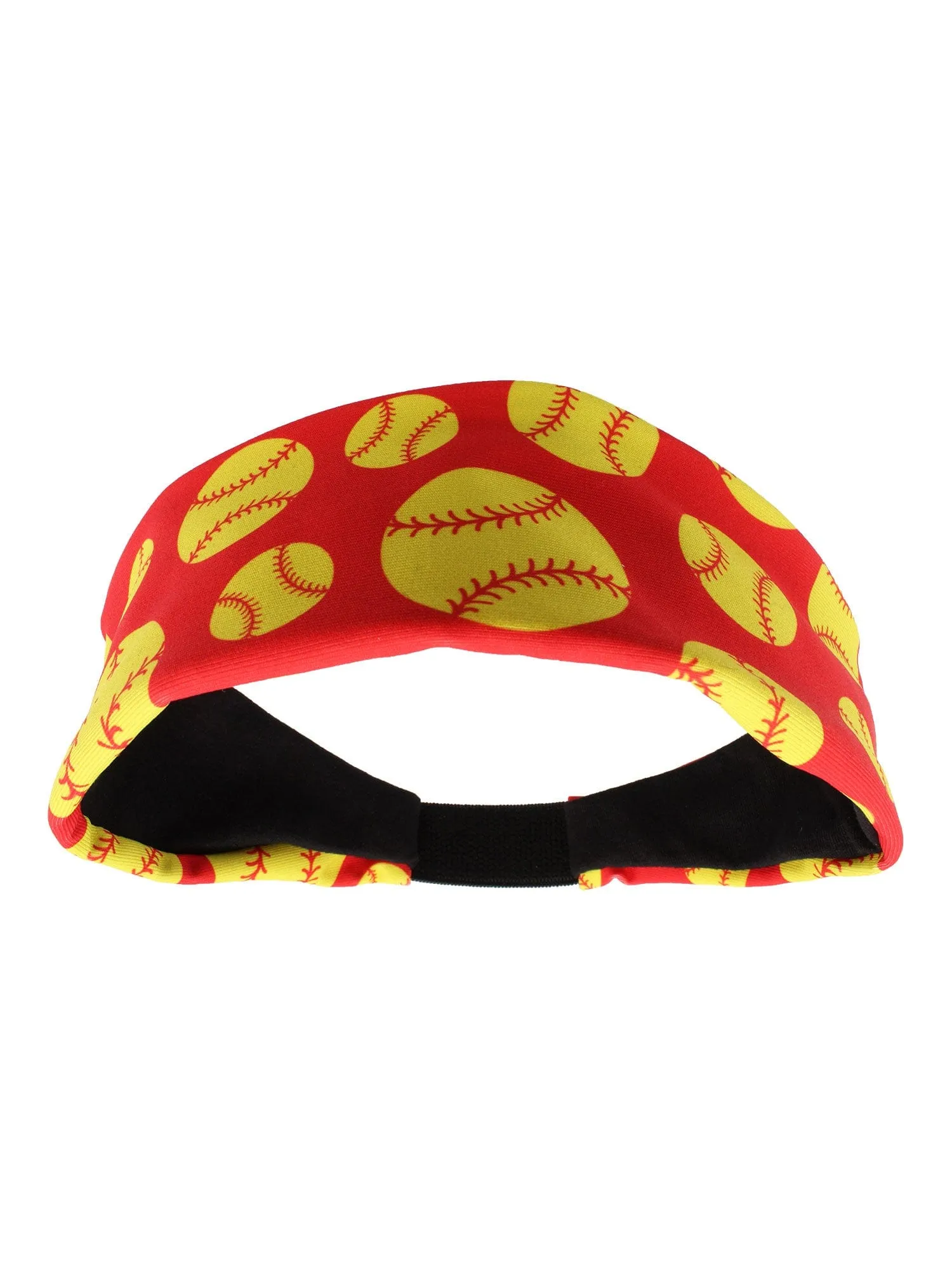 Crazy Softball Headband with Softball Logos