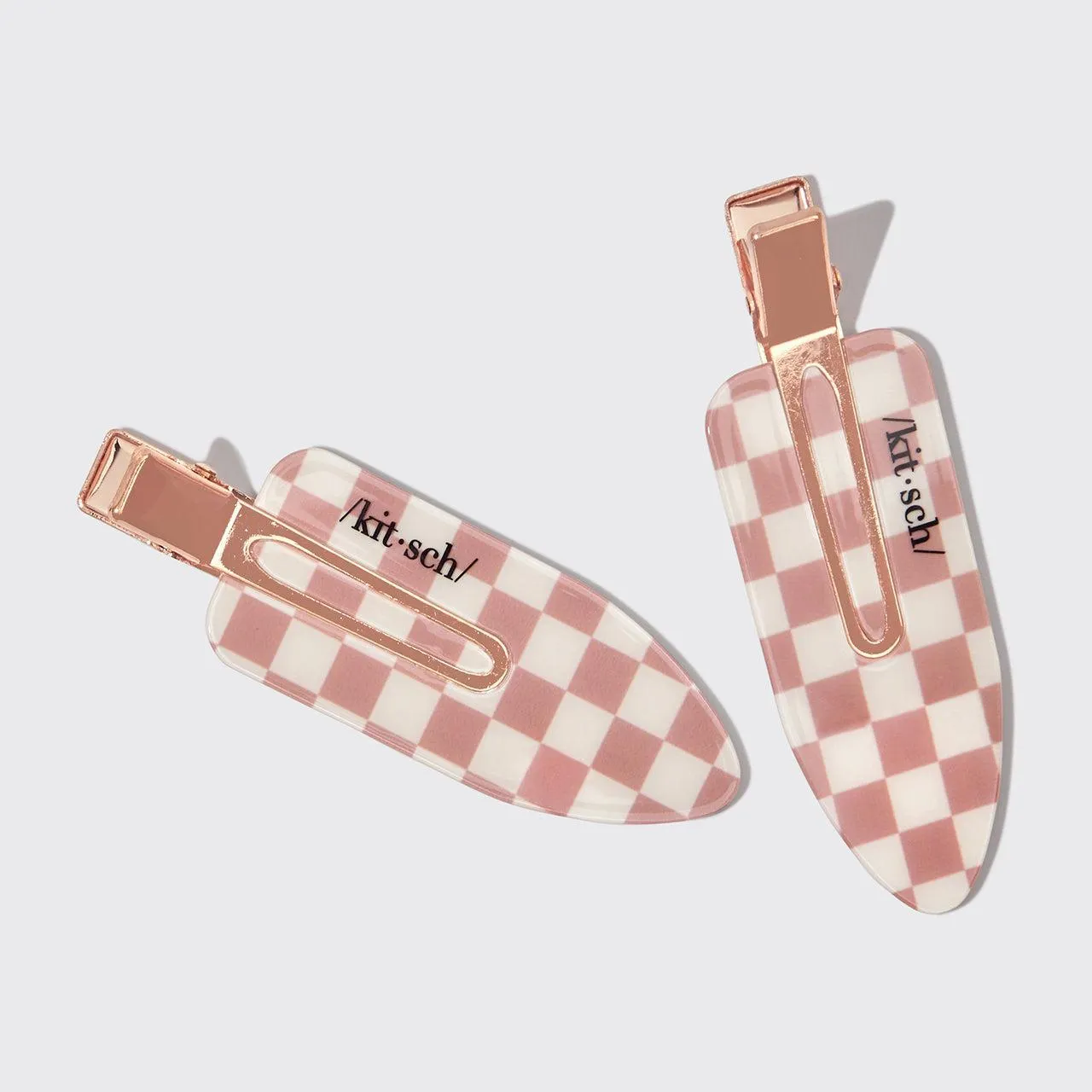 Creaseless Clips Checkered Terracotta