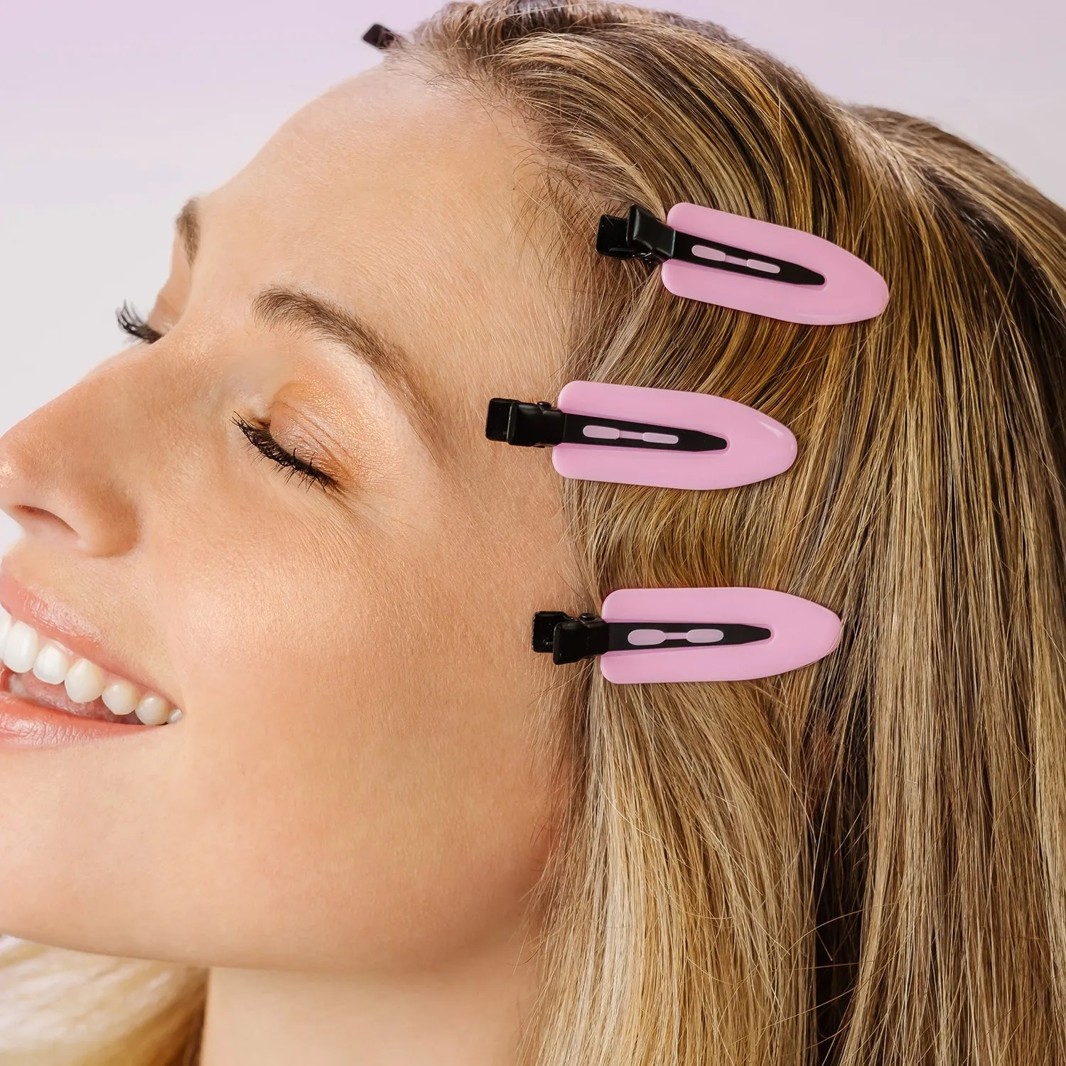 Creasless No-Bend Hair Clips 6-pack