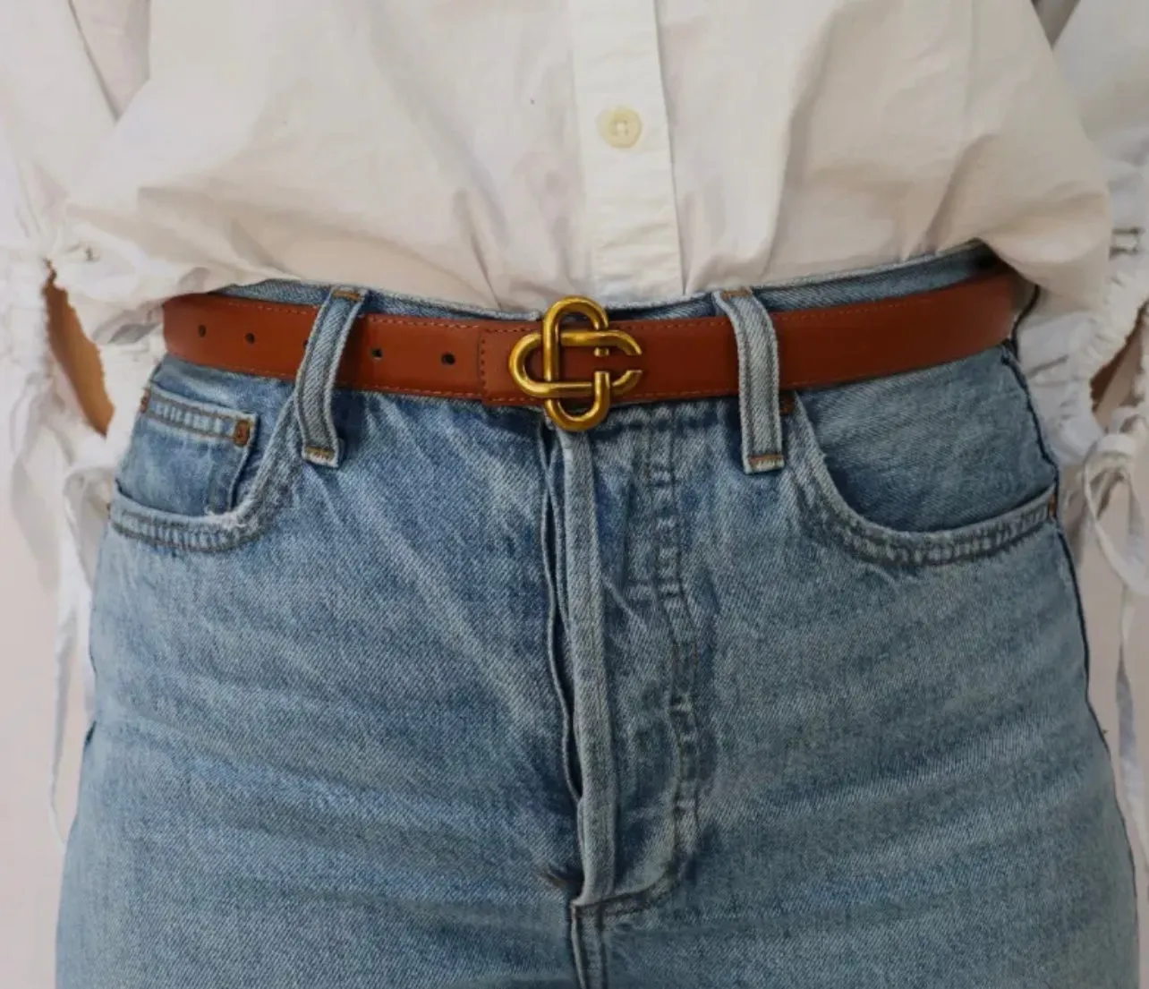 Criss Cross Buckle Belt