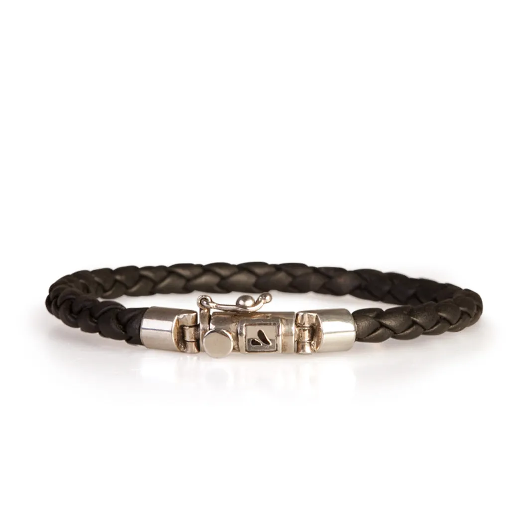 Customizable Kenya Braided Leather Bracelet - Ships in 1 Week!