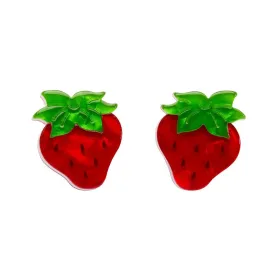 Darling Strawberry Stud Earrings