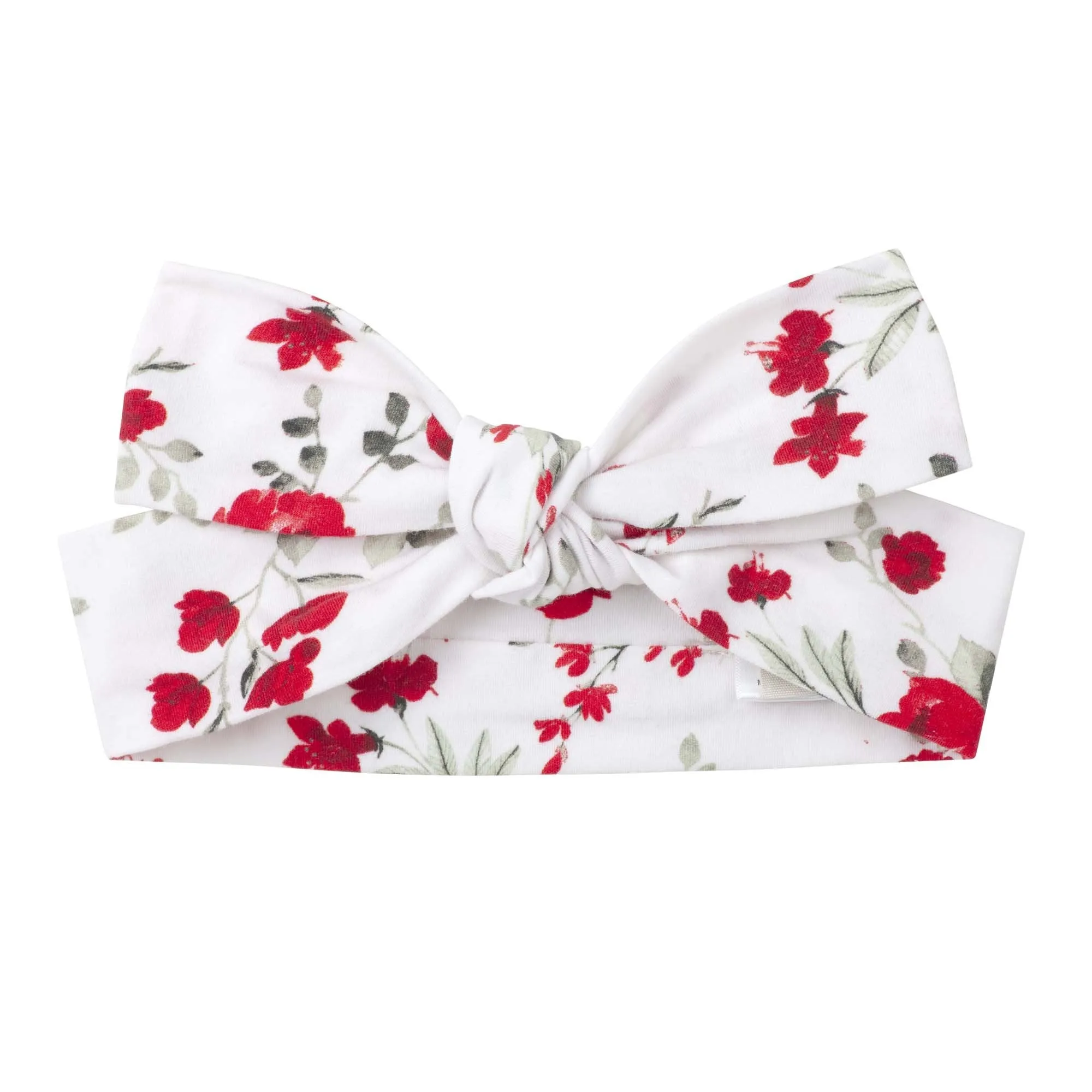 Designer Kidz Penny Floral Headband - Red