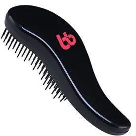 DETANGLING HAIR BRUSH, BEST DETANGLER COMB FOR WOMEN, MEN & CHILDREN, BLACK BY BEAUTY BON