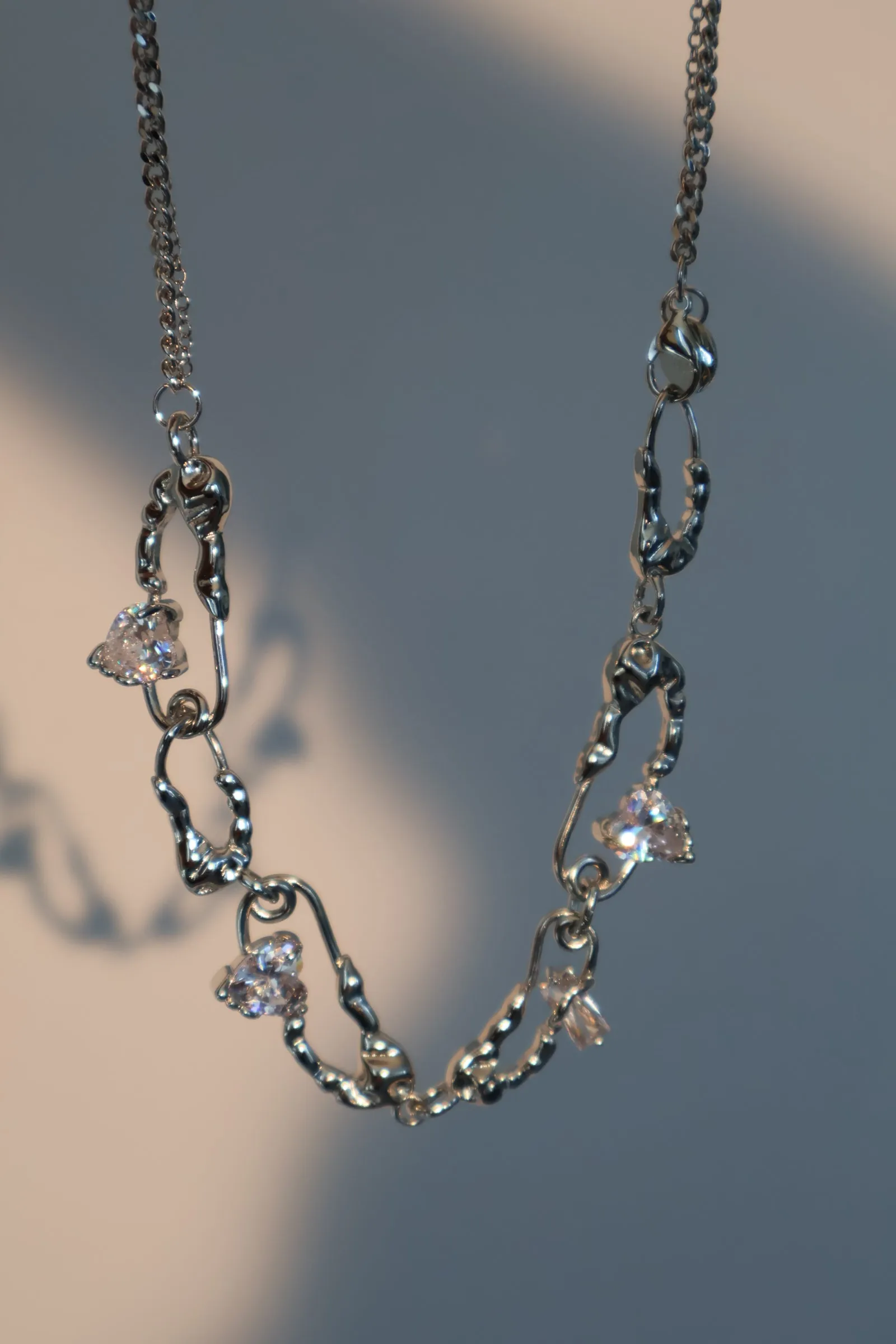 Diamond Clips Necklace