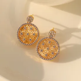 Earrings in Cubic Zircons