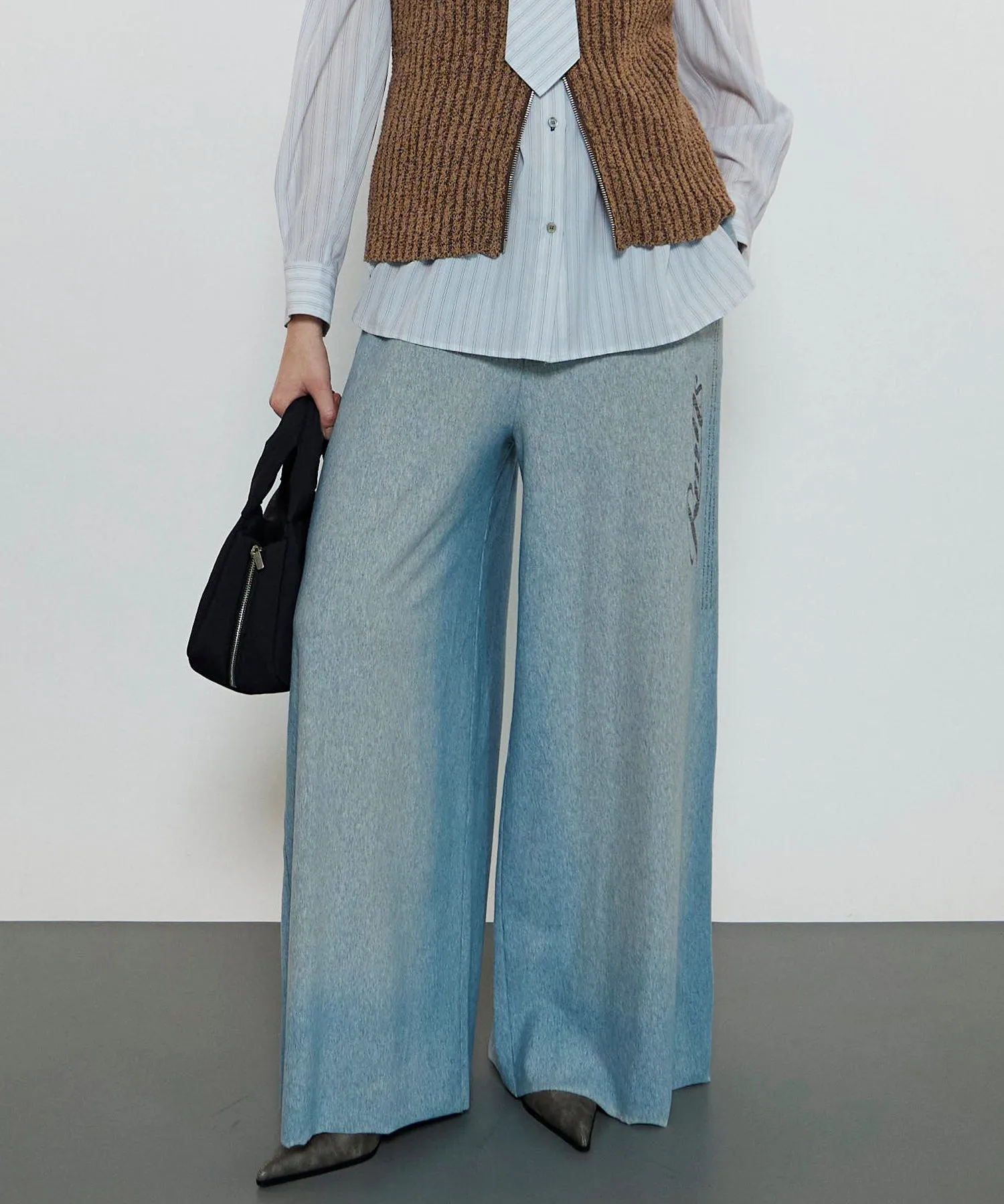 Edge Gradient Wide Pants