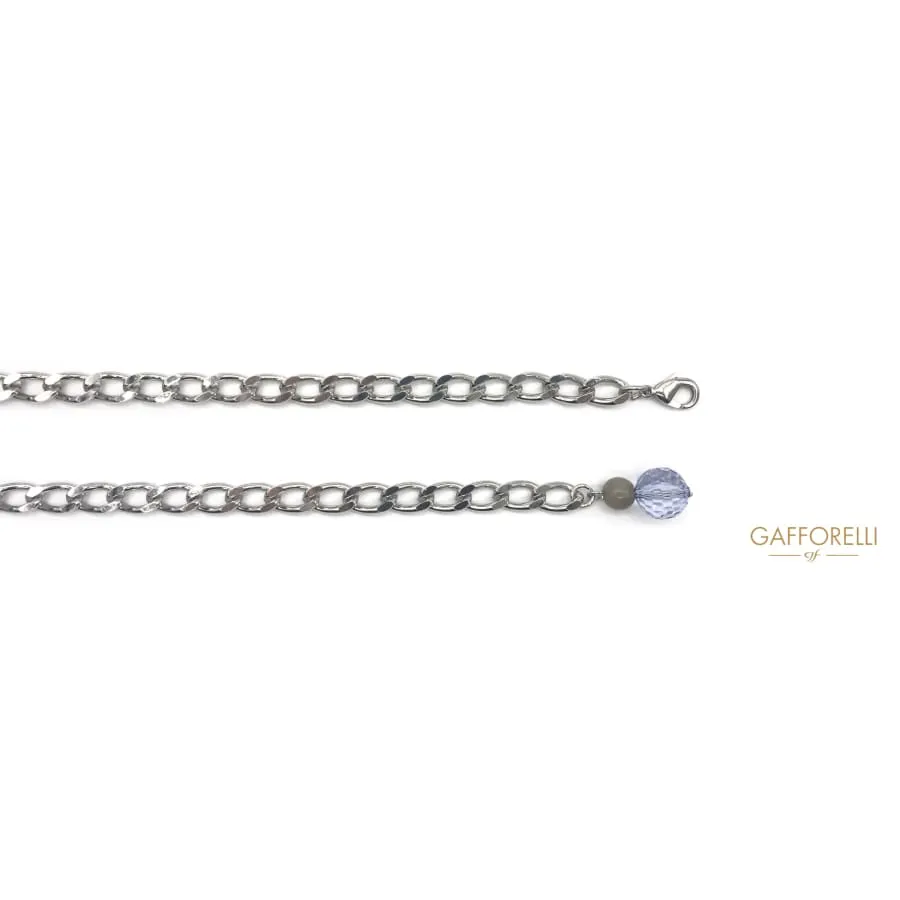 Elegant Belt with Glass and Stones - C219 Gafforelli Srl