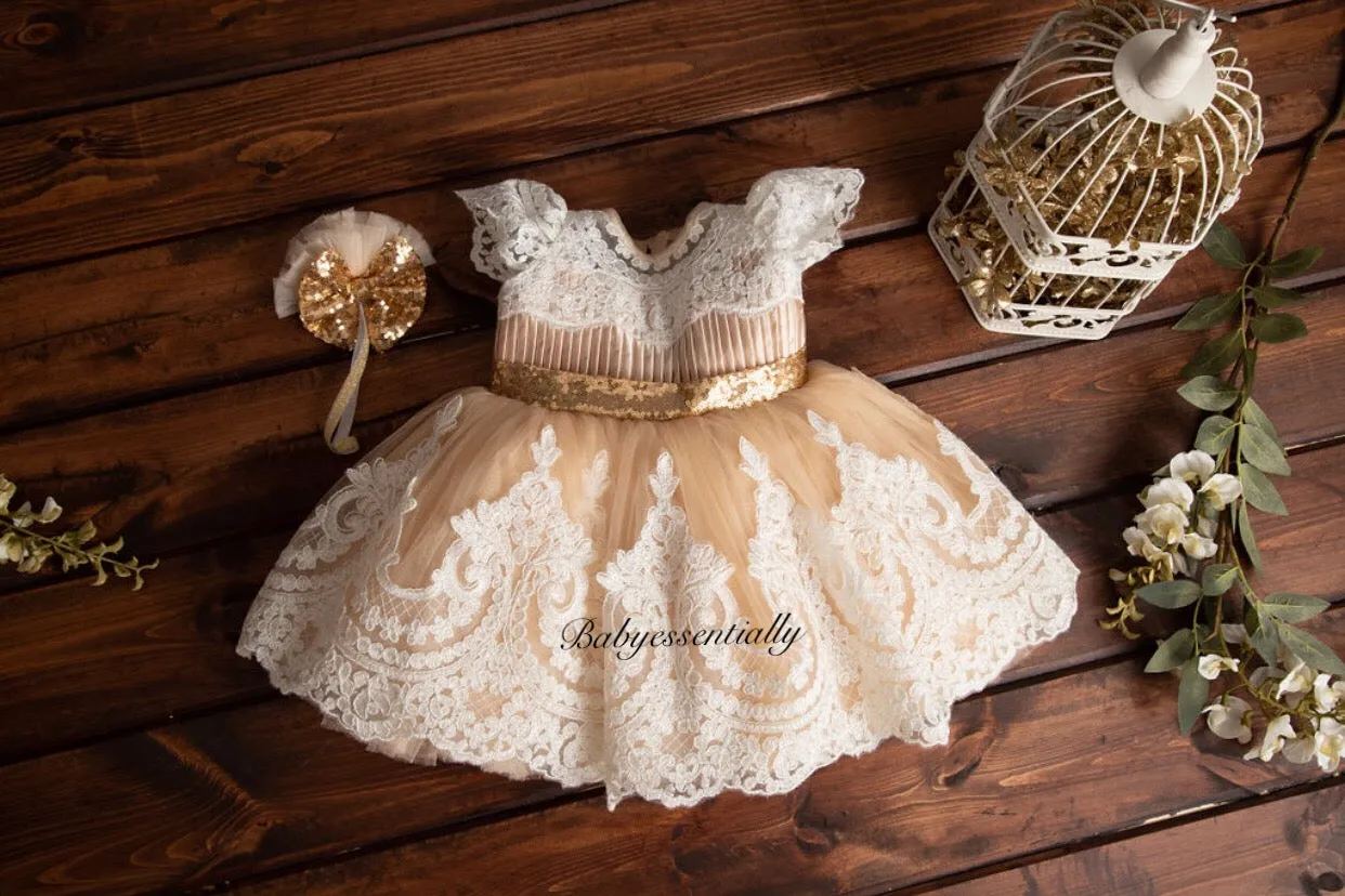 Esmeralda Dress Gold Short Version