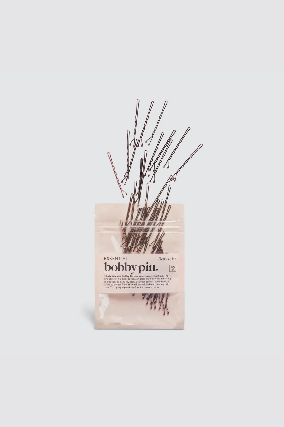 Essential Bobby Pins 45pc - Brown