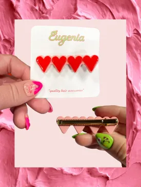 Eugenia Heart Hair Clip