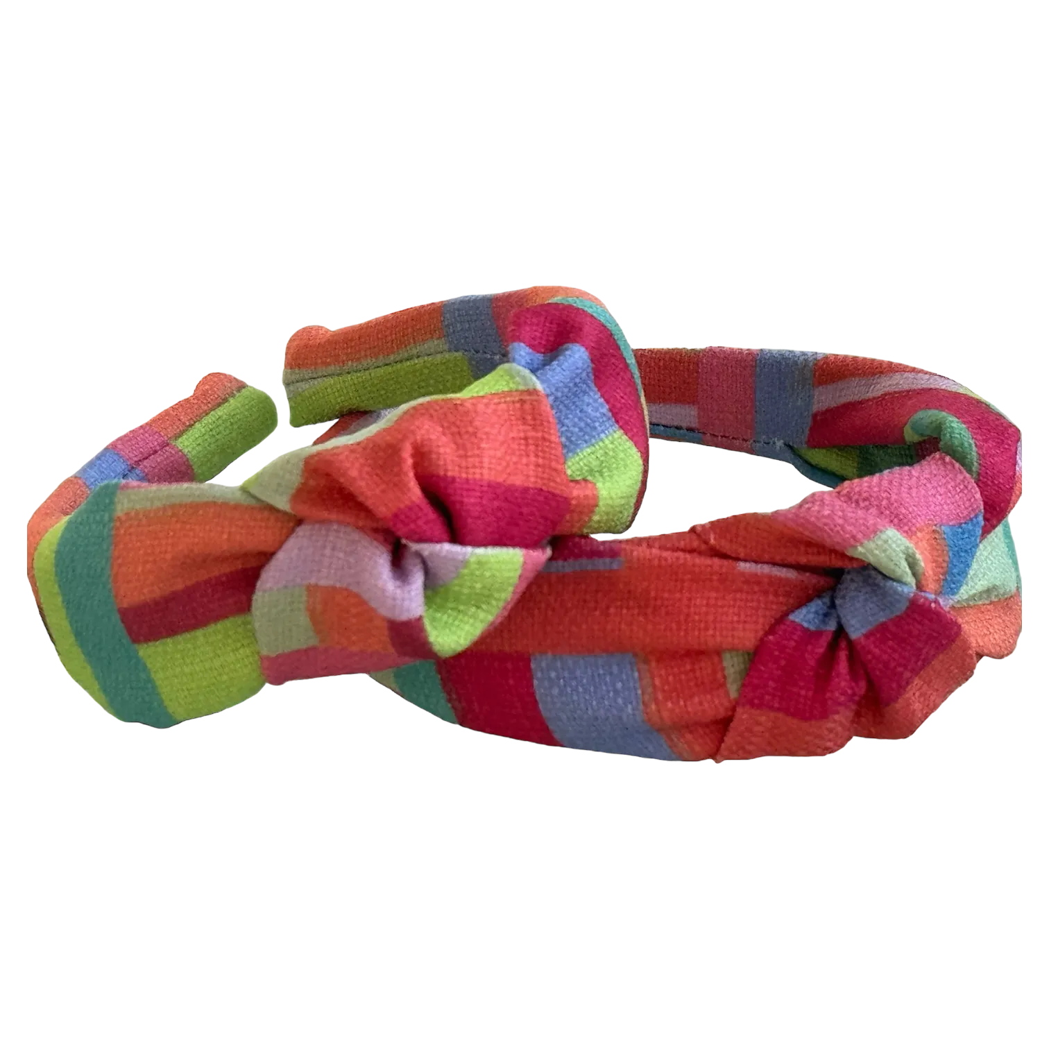 Eva’s House   Brown Bowen Girls Rainbow Row Knotted Headband