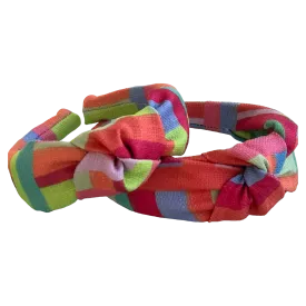 Eva’s House   Brown Bowen Girls Rainbow Row Knotted Headband