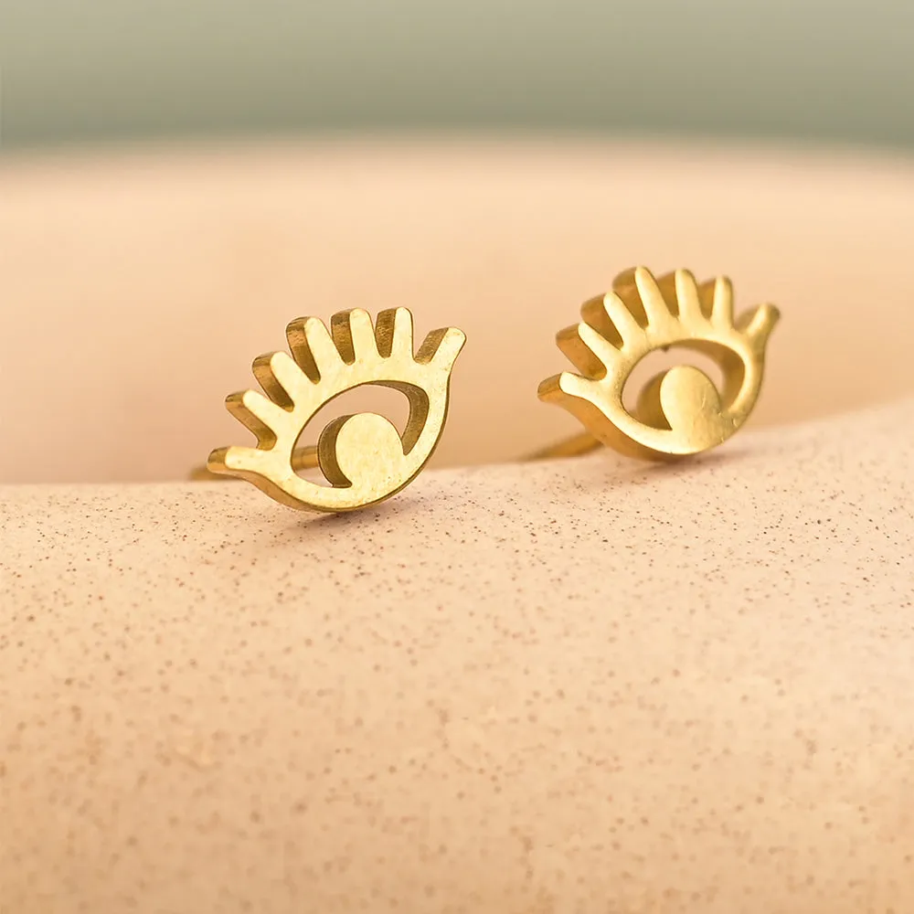 Evil-Eye Stud Earrings