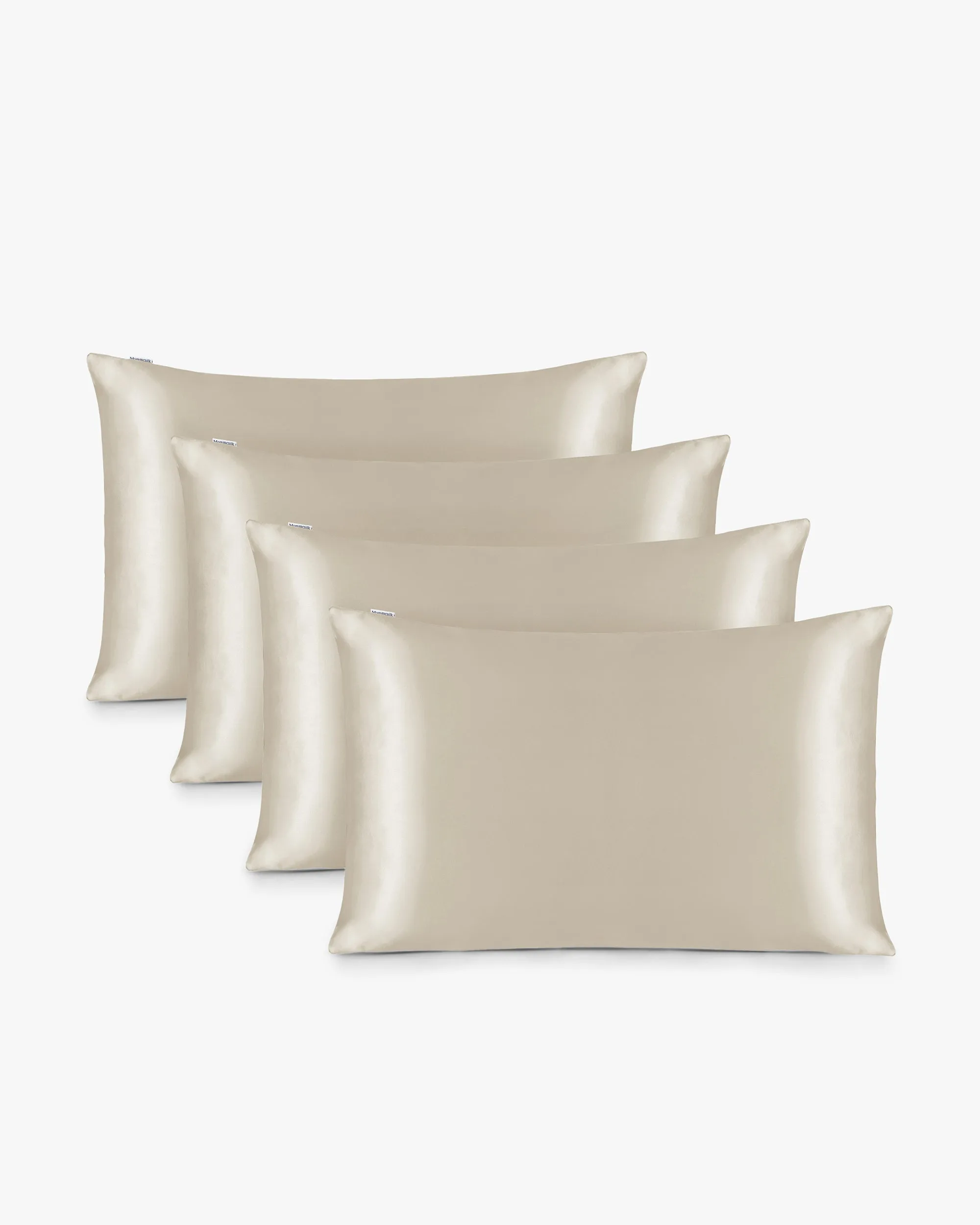 Flash Sale 22MM Silk Pillowcases 4pcs - Zippered