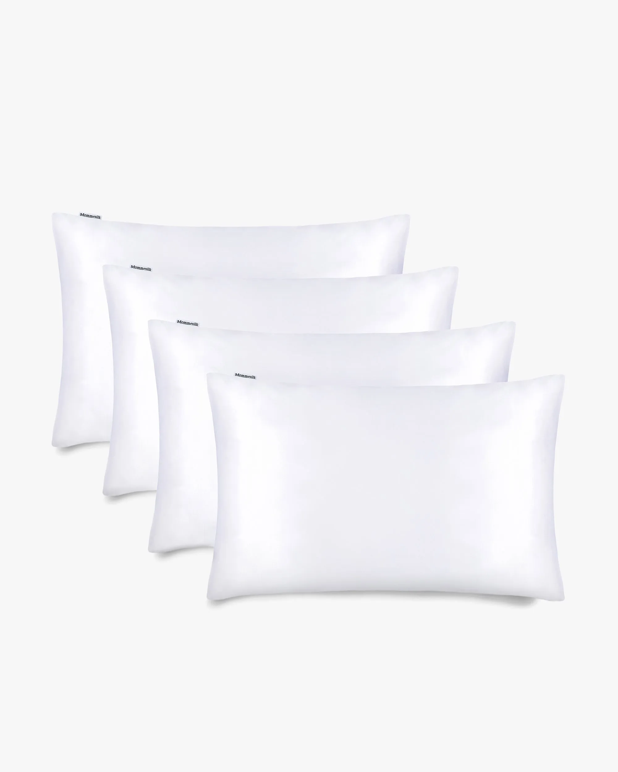 Flash Sale 22MM Silk Pillowcases 4pcs - Zippered